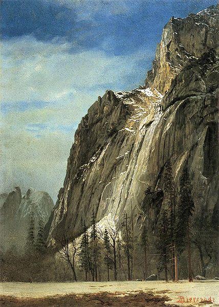 Albert Bierstadt Cathedral Rocks, A Yosemite View china oil painting image